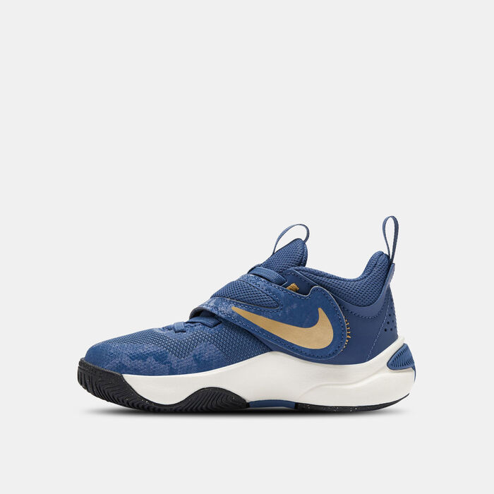 Nike Kids' Team Hustle D 11 Basketball Shoes Blue Nike Kids' Team Hustle D 11 Basketball Shoes Blue image number 2