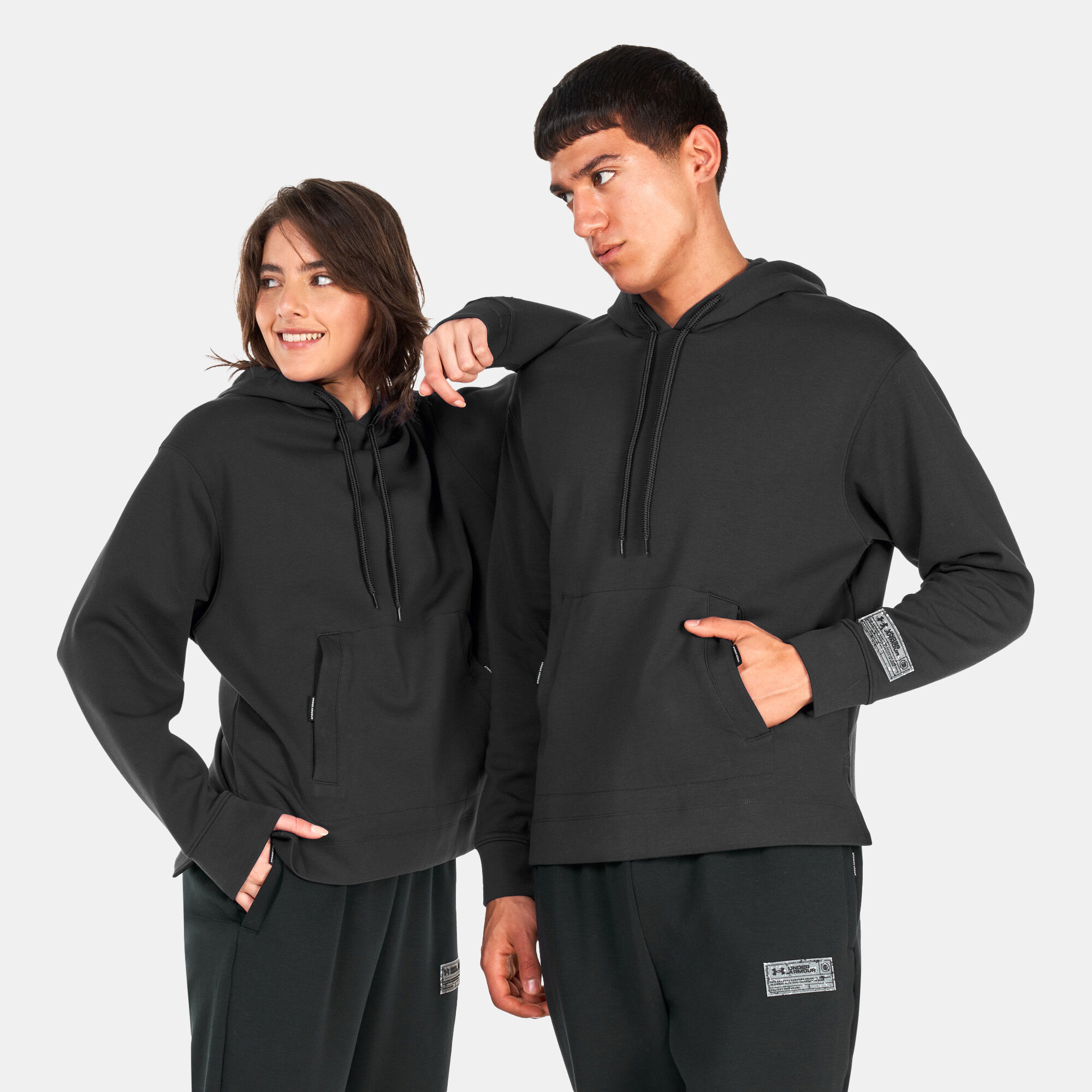 UA Summit Knit Hoodie Black Under Armour in KSA SSS