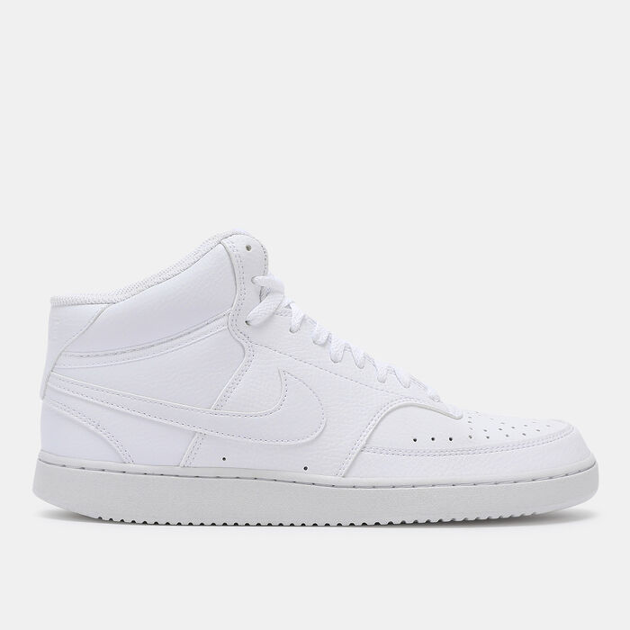Nike Men's Court Vision Mid Next Nature Shoes White Nike Men's Court Vision Mid Next Nature Shoes White image number 0