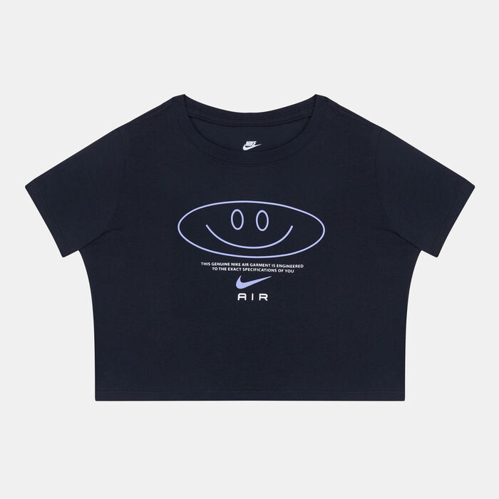 Nike Kids' Air Sportswear Crop Top (Older Kids) Black Nike Kids' Air Sportswear Crop Top (Older Kids) Black image number 0