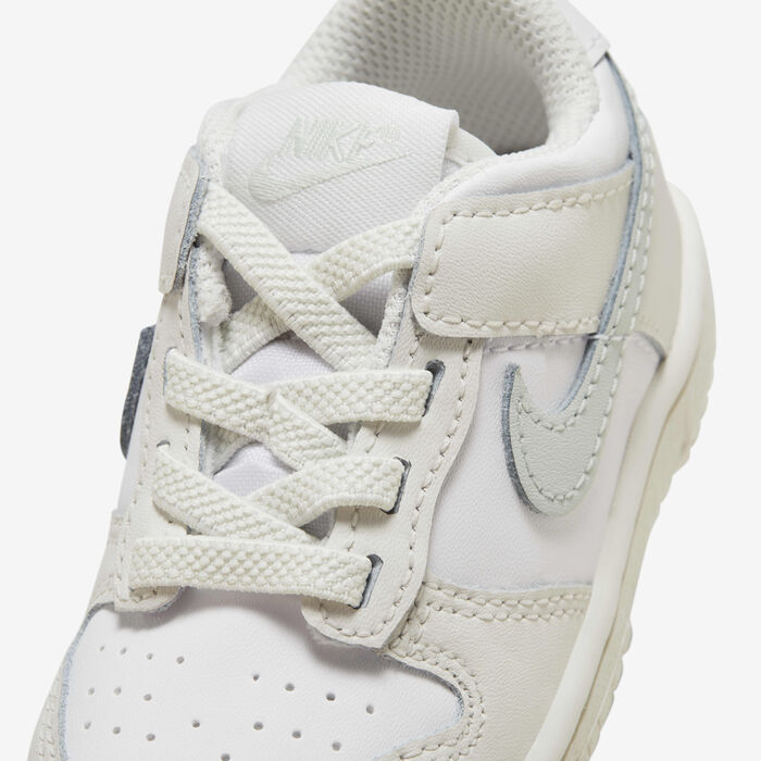 Nike Kids' Dunk Low Shoes White Nike Kids' Dunk Low Shoes White image number 6