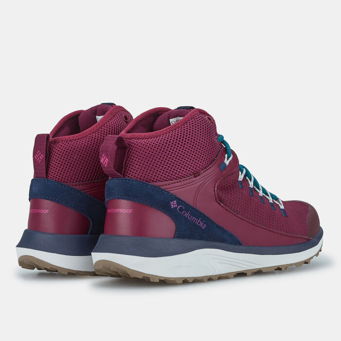 Columbia Women's Alpine™ Trailstorm Mid Waterproof Shoe Red Columbia Women's Alpine™ Trailstorm Mid Waterproof Shoe Red image number 2