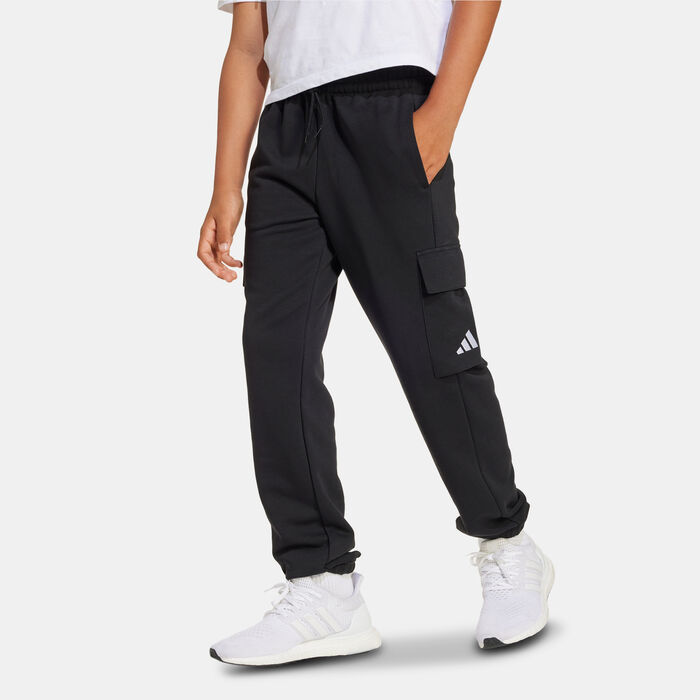 adidas Kids' Essentials Cargo Joggers Black adidas Kids' Essentials Cargo Joggers Black image number 0