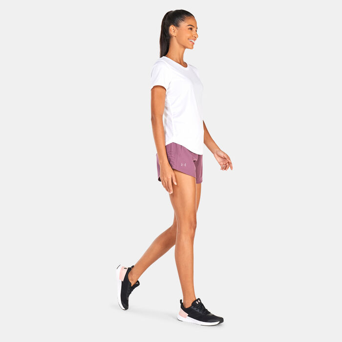 Under Armour Women's UA Speed Stride 2.0 T-Shirt White Under Armour Women's UA Speed Stride 2.0 T-Shirt White image number 2