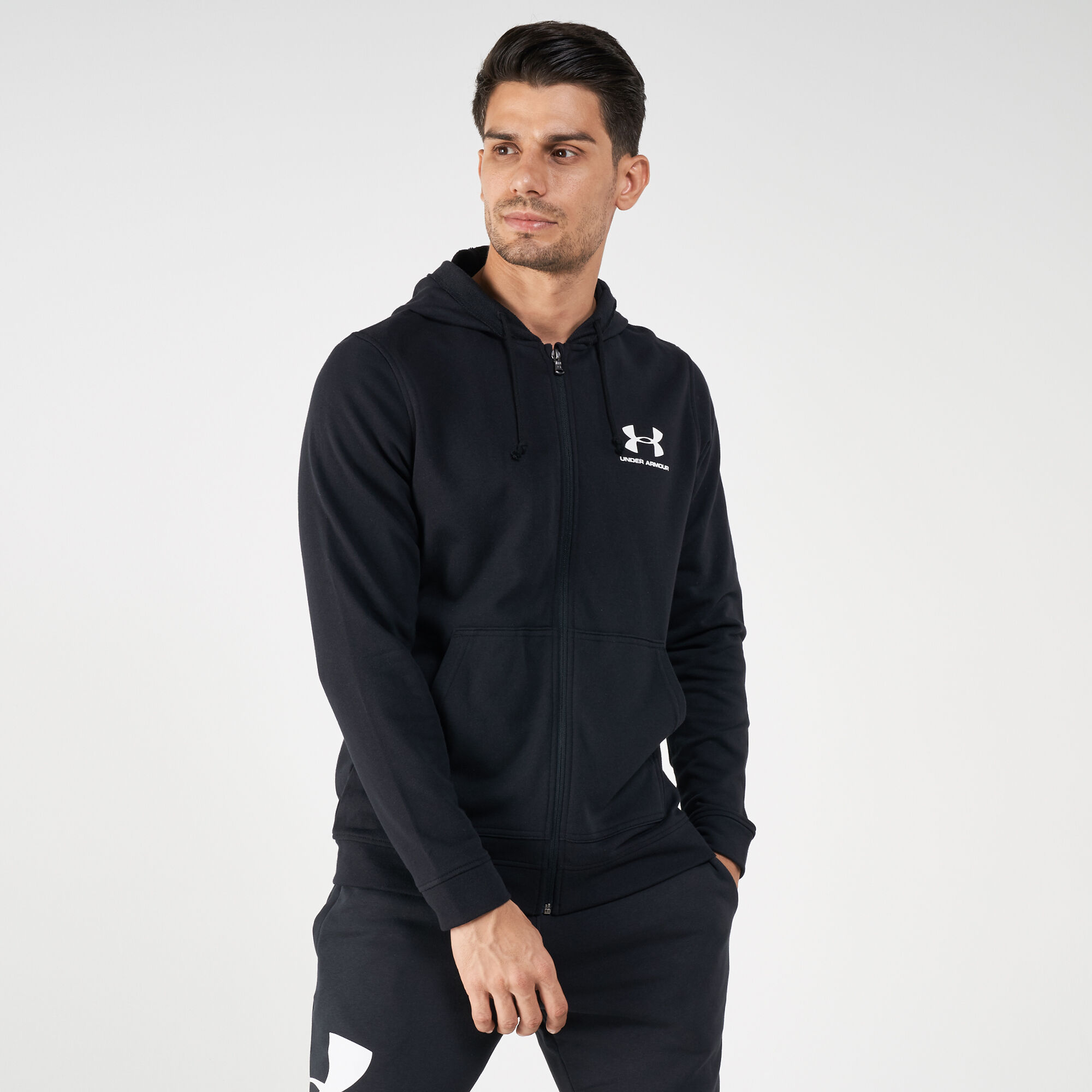 Under armour sportstyle hotsell full zip hoodie