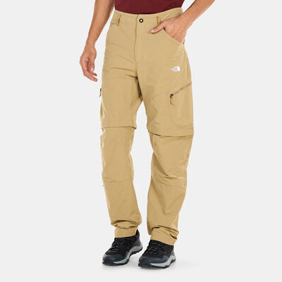 The North Face Men's Exploration Convertible Tapered Pants Green The North Face Men's Exploration Convertible Tapered Pants Green