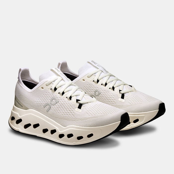 On Women's Cloudsurfer Max Running Shoes White On Women's Cloudsurfer Max Running Shoes White image number 1