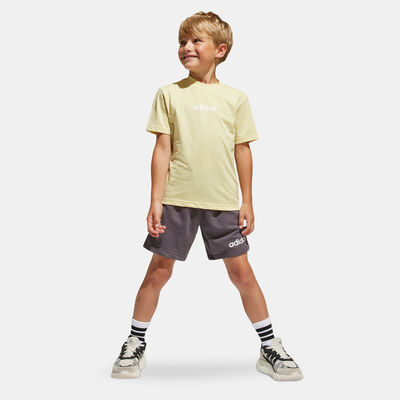 adidas Kids' Essentials T-Shirt And Shorts Set yellow