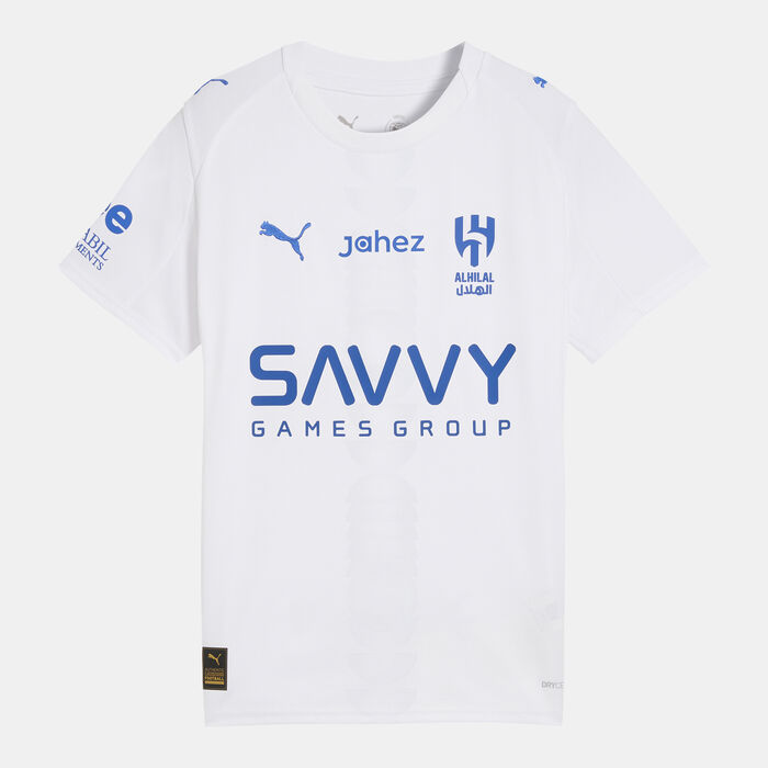 PUMA Kids' Al Hilal 25/26 Away Replica Football Jersey White PUMA Kids' Al Hilal 25/26 Away Replica Football Jersey White image number 4