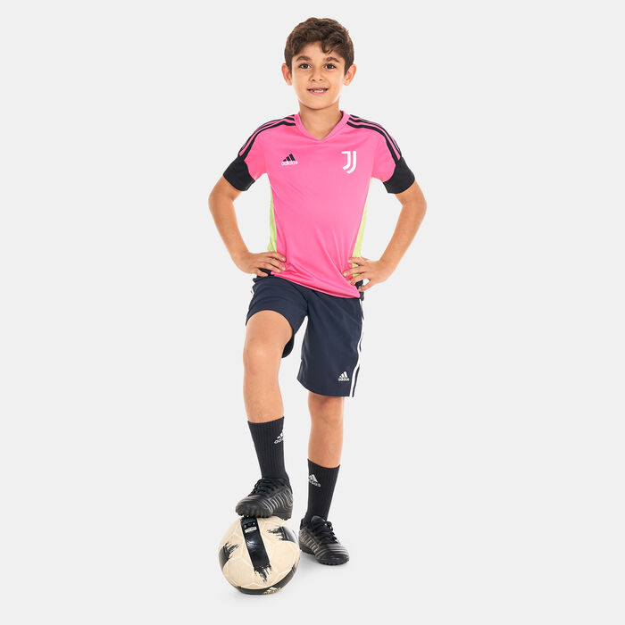 adidas Kids' Juventus Condivo 22 Training Jersey Pink adidas Kids' Juventus Condivo 22 Training Jersey Pink image number 2