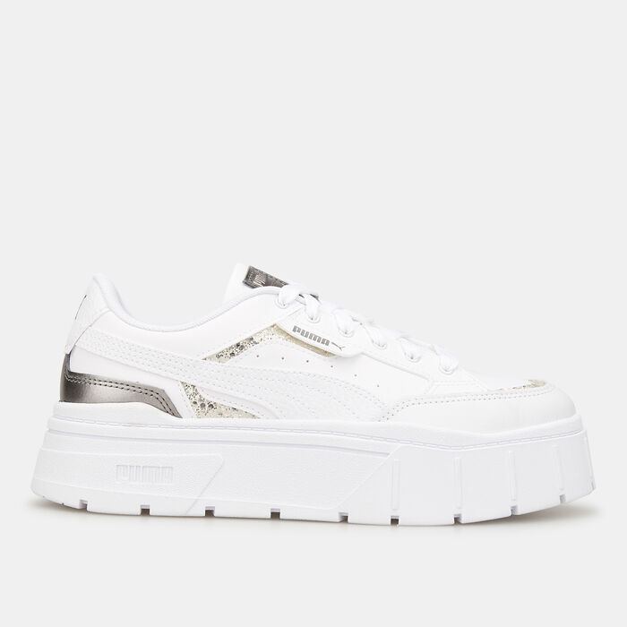 PUMA Women's Mayze Stack SQ Shoe White PUMA Women's Mayze Stack SQ Shoe White image number 0