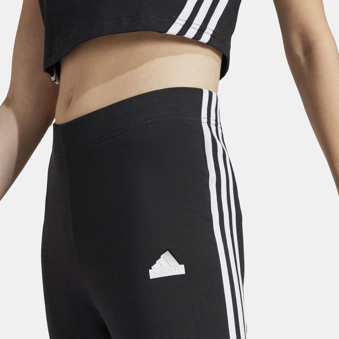 adidas Women's Future Icons 3-Stripes Leggings Black image number 3