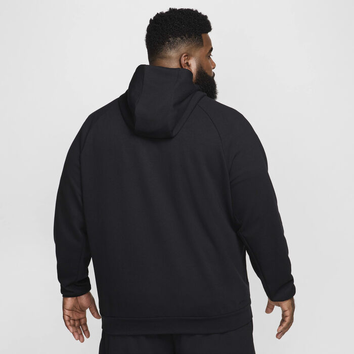 Nike Men's Primary Fleece Dri-FIT UV Training Hoodie Black Nike Men's Primary Fleece Dri-FIT UV Training Hoodie Black image number 8
