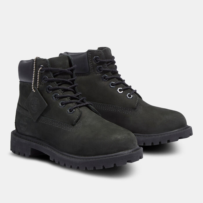 Timberland Kids' Premium 6-Inch Waterproof Boots Black Timberland Kids' Premium 6-Inch Waterproof Boots Black image number 1