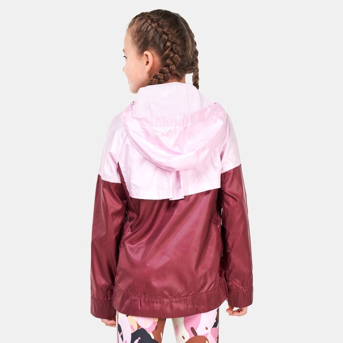 Nike Kids' Sportswear Windrunner Jacket (Older Kids) Pink Nike Kids' Sportswear Windrunner Jacket (Older Kids) Pink image number 1