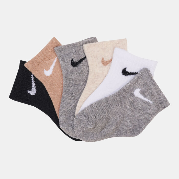Nike Kids' Logo Pack Socks (Baby and Toddler) Grey image number 0
