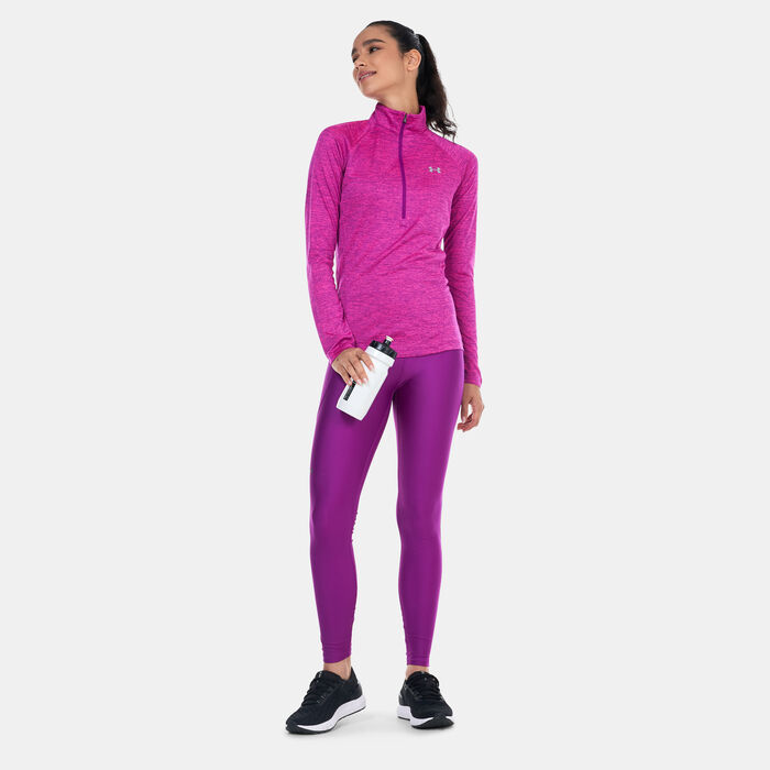 Under Armour Women's Tech™ ½ Zip Training Top Purple Under Armour Women's Tech™ ½ Zip Training Top Purple image number 2