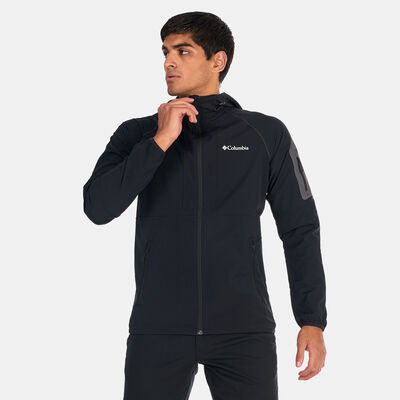 Columbia Men's Tall Heights™ Hooded Softshell Jacket Black Columbia Men's Tall Heights™ Hooded Softshell Jacket Black