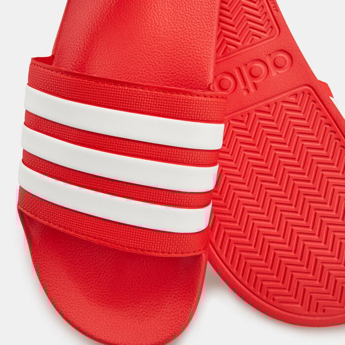 adidas Men's Adilette Shower Slides Red adidas Men's Adilette Shower Slides Red image number 2