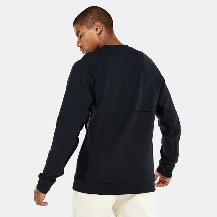 adidas Men's Designed for Gameday Crew Sweatshirt Black image number 1