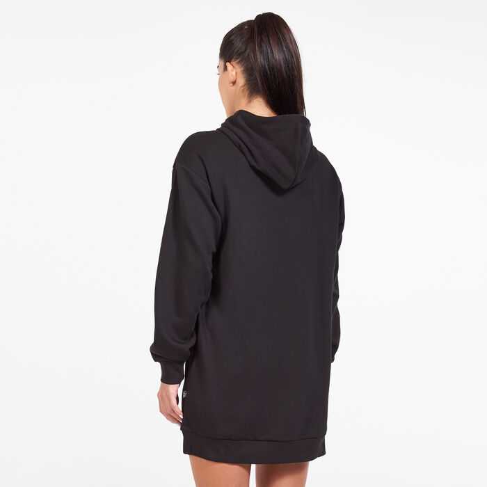 Buy Puma Women's Amplified Hooded Dress Black in KSA -SSS