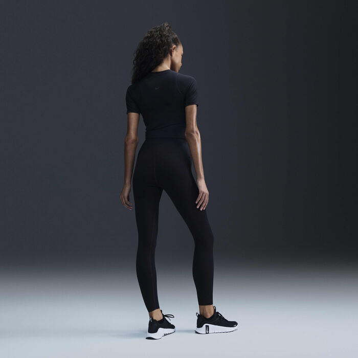 Nike Women's Zenvy 7/8 Yoga Leggings Black Nike Women's Zenvy 7/8 Yoga Leggings Black image number 4