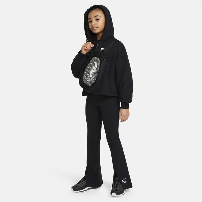 Nike Kids' Air High-Waisted Flared Leggings Black Nike Kids' Air High-Waisted Flared Leggings Black image number 3