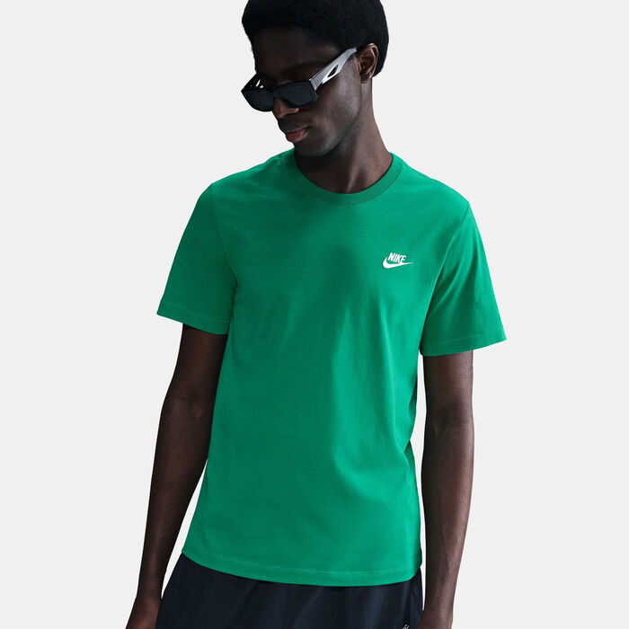 Nike Men's Sportswear Club T-Shirt Green Nike Men's Sportswear Club T-Shirt Green image number 2