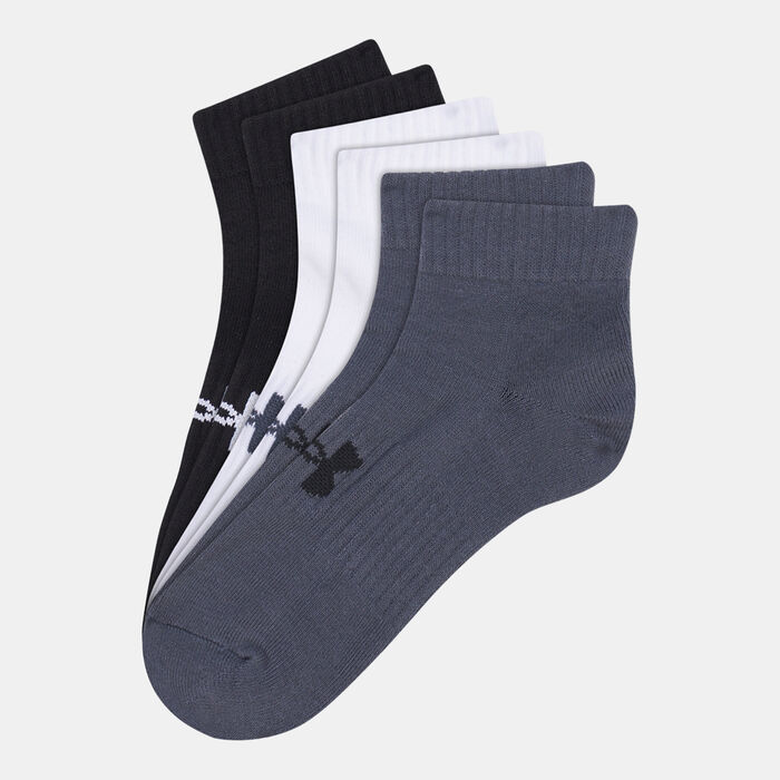 Under Armour UA Core Low Cut Socks (3 Pairs) Black Under Armour UA Core Low Cut Socks (3 Pairs) Black image number 0