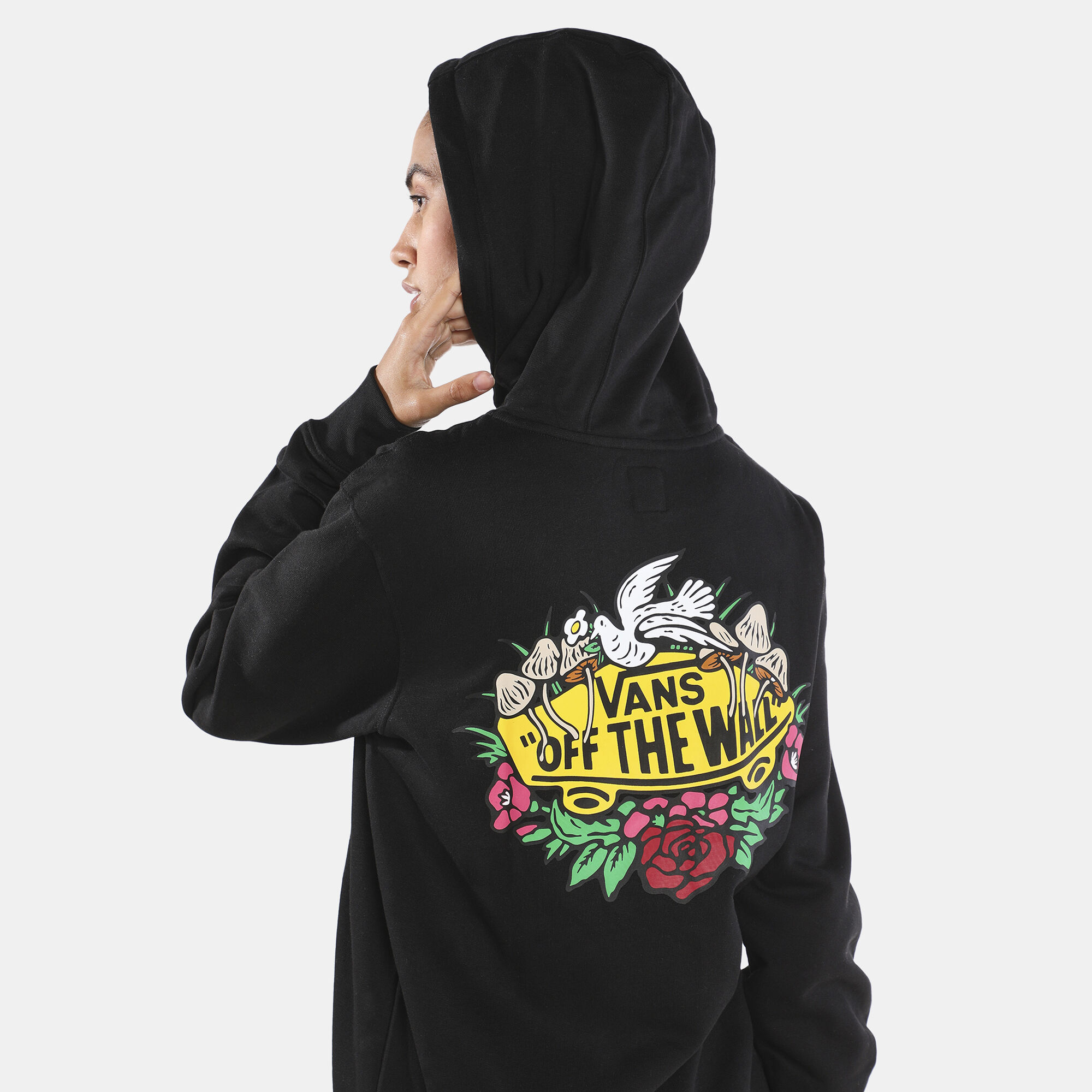Vans off the wall sweatshirt deals womens