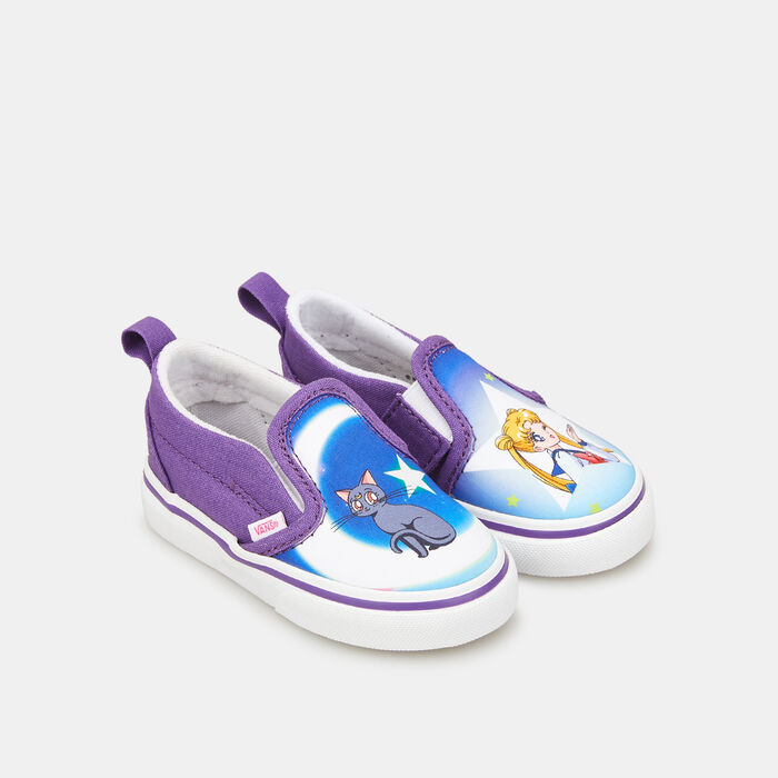Vans Kids' x Pretty Guardian Sailor Moon Slip-On Shoe (Toddler) Purple Vans Kids' x Pretty Guardian Sailor Moon Slip-On Shoe (Toddler) Purple image number 1