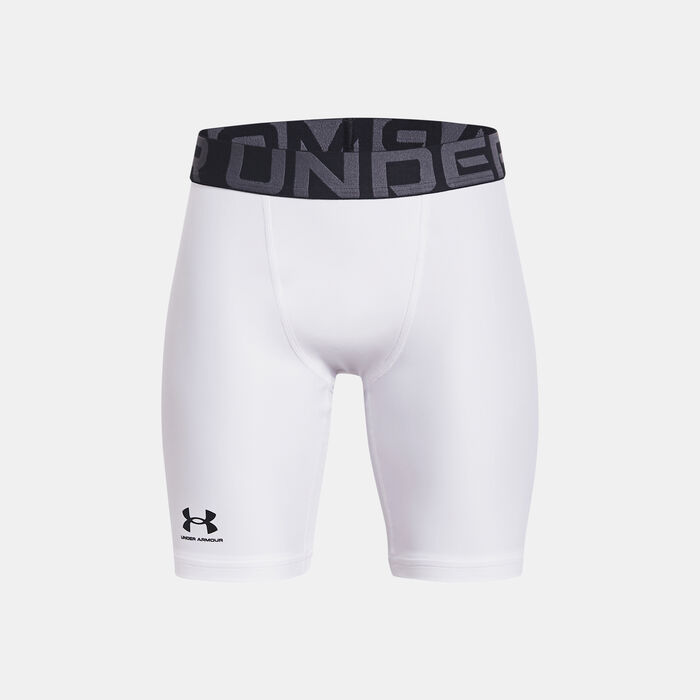 Under Armour Kids' HeatGear® Armour Shorts White Under Armour Kids' HeatGear® Armour Shorts White image number 0