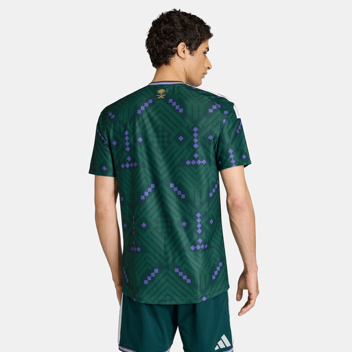 adidas Men's Saudi Arabia 26 Authentic Football Jersey Green image number 2