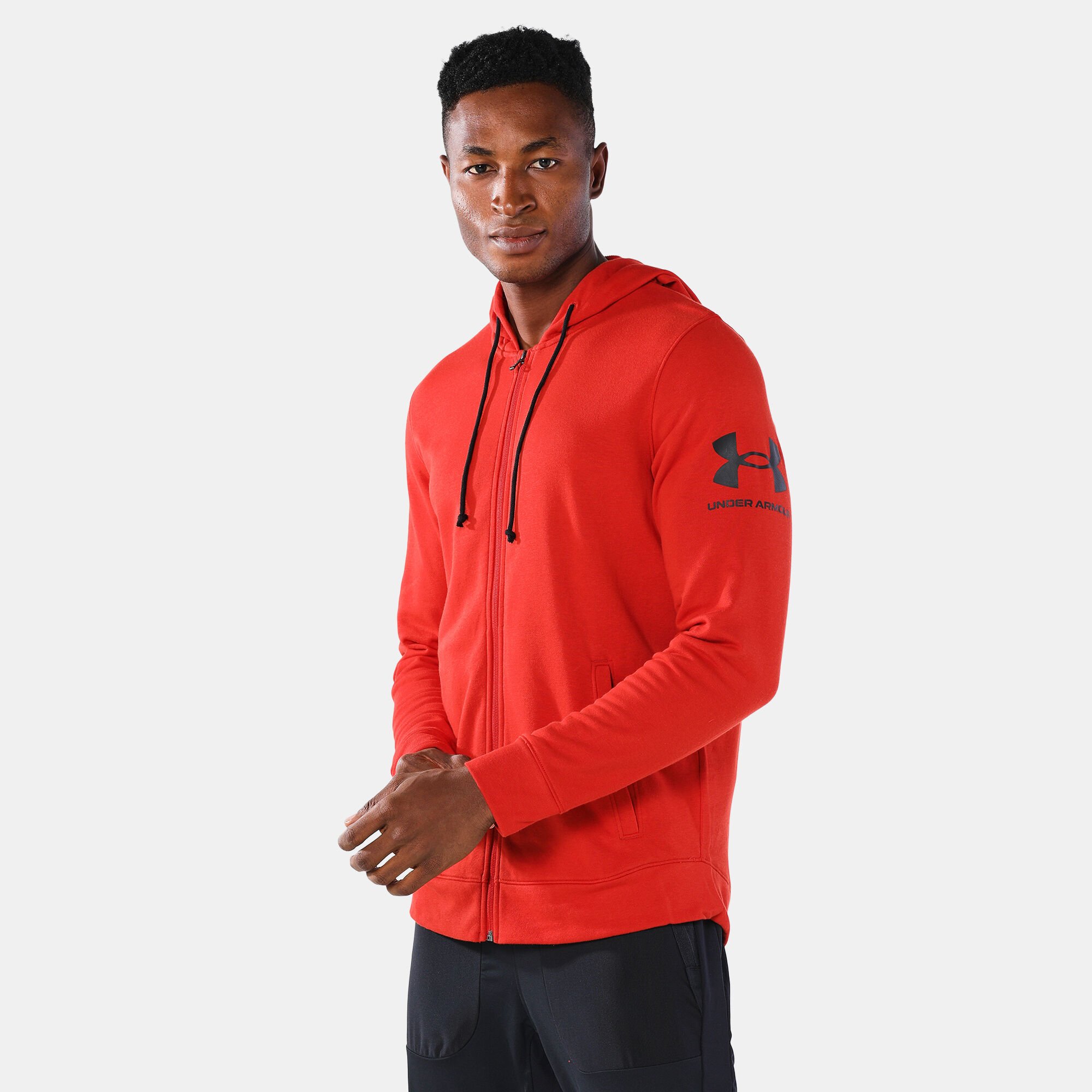 Under armour men's rival cotton shop full zip hoodie