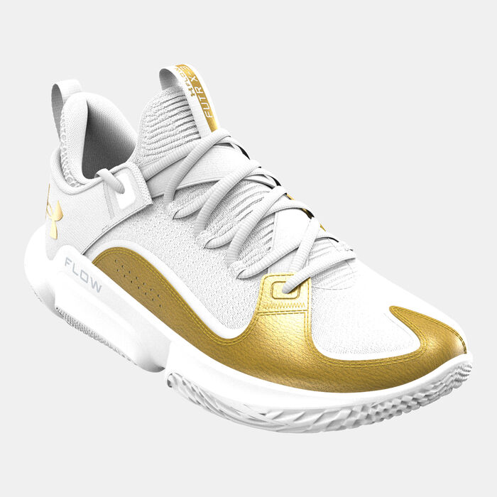 Under Armour UA Flow FUTR X 3 Basketball Shoes White Under Armour UA Flow FUTR X 3 Basketball Shoes White image number 5