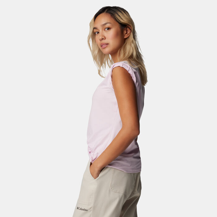 Columbia Women's Sloan Ridge Graphic T-Shirt Pink image number 1