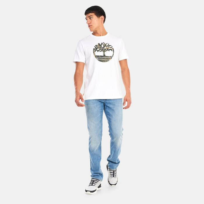 Timberland Men's Tree Logo Seasonal Camo T-Shirt White Timberland Men's Tree Logo Seasonal Camo T-Shirt White image number 2