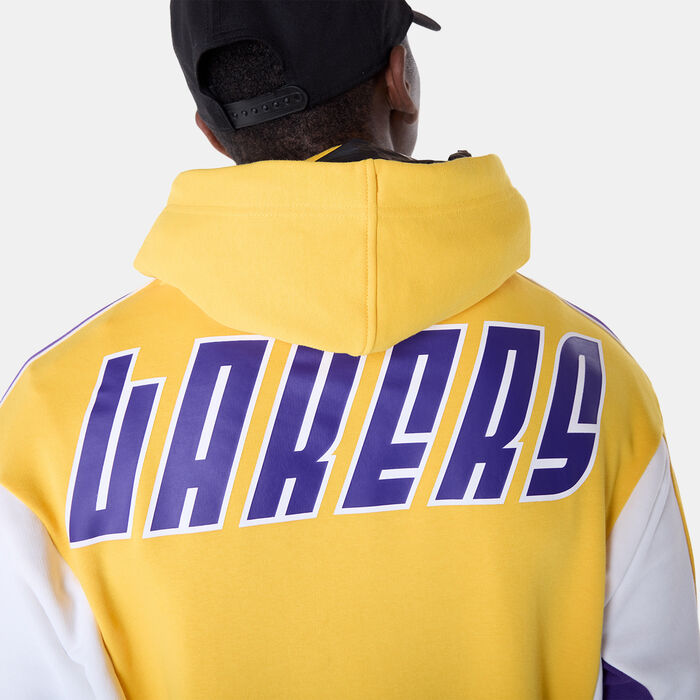 New Era Men's NBA Los Angeles Lakers Hoodie yellow New Era Men's NBA Los Angeles Lakers Hoodie yellow image number 5