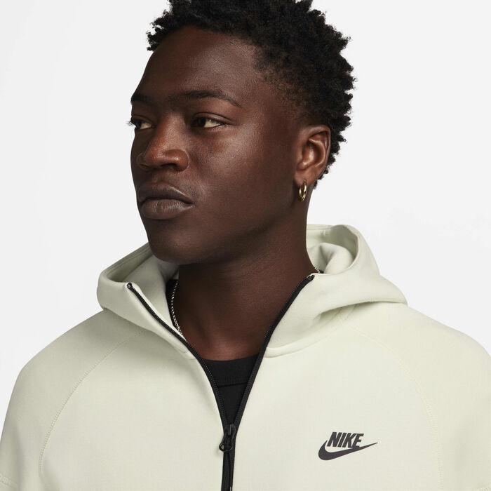 Nike Men's Sportswear Tech Fleece Windrunner Full-Zip Hoodie Ivory image number 2