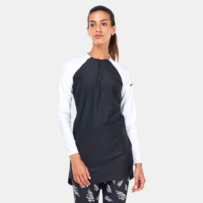 Nike Swim Women's Victory Swimming T-Shirt Black image number 0