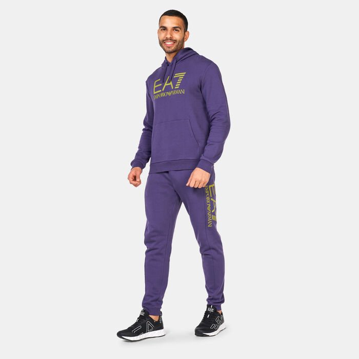 EA7 Emporio Armani Men's Logo Pack Hoodie Blue EA7 Emporio Armani Men's Logo Pack Hoodie Blue image number 2