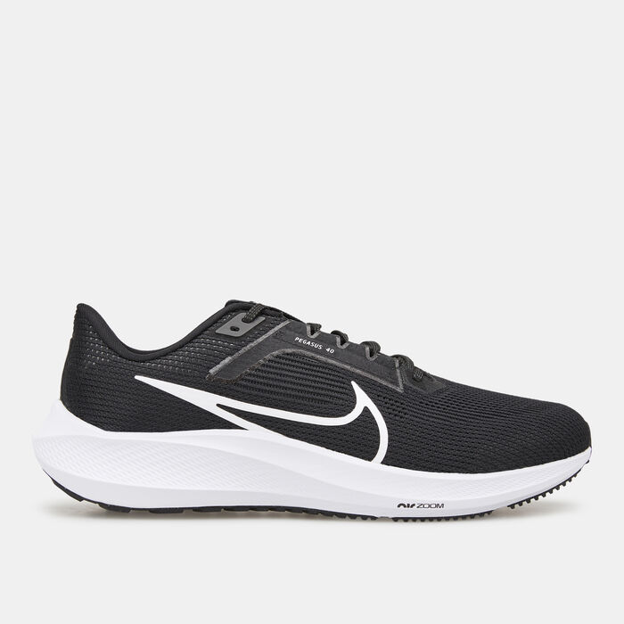 Nike Men's Pegasus 40 Road Running Shoe (Extra Wide) Black Nike Men's Pegasus 40 Road Running Shoe (Extra Wide) Black image number 0