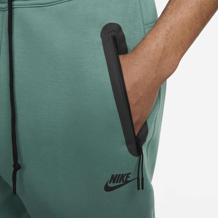 Nike Men's Sportswear Tech Fleece Open-Hem Tracksuit Bottoms Green Nike Men's Sportswear Tech Fleece Open-Hem Tracksuit Bottoms Green image number 3