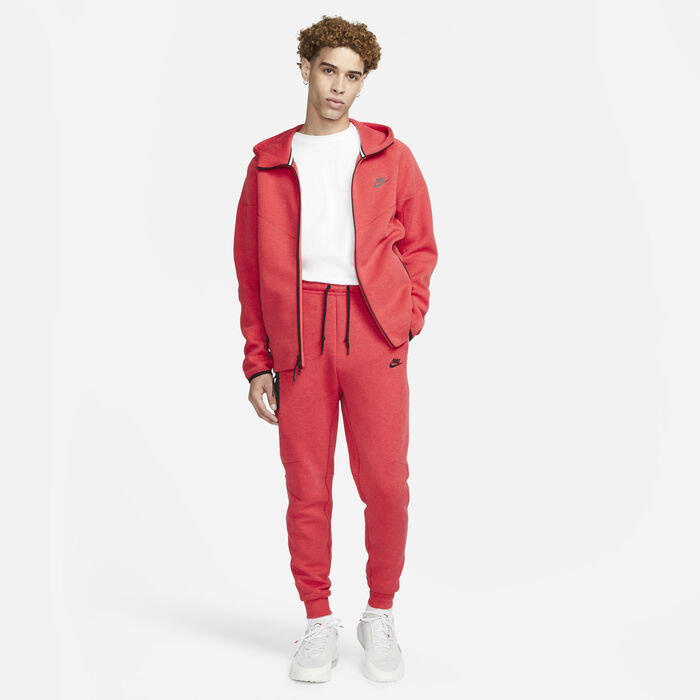 Nike Men's Sportswear Tech Fleece Joggers Red image number 8