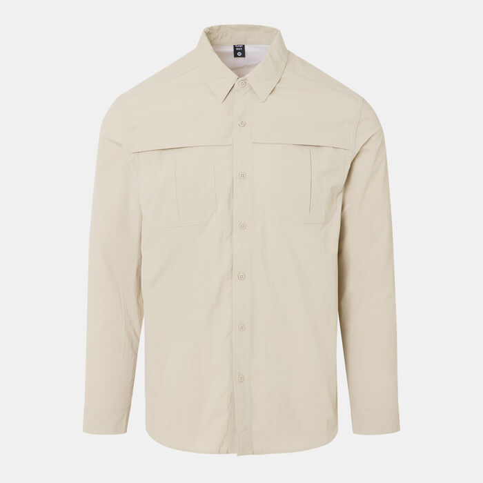 Sun and Sand Sports Men's Outdoor Long-Sleeve Shirt Beige Sun and Sand Sports Men's Outdoor Long-Sleeve Shirt Beige image number 0