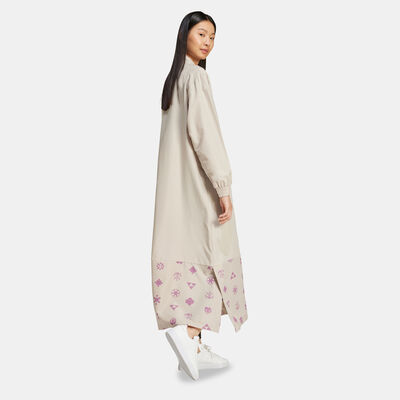 adidas Women's Bloom Sky Print Extra Long Cover-Up Beige adidas Women's Bloom Sky Print Extra Long Cover-Up Beige