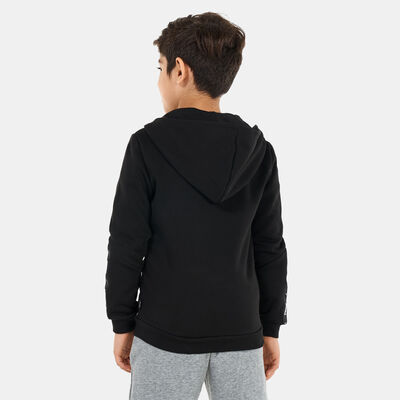 PUMA Kids' Essentials Tape Full-Zip Hoodie Black
