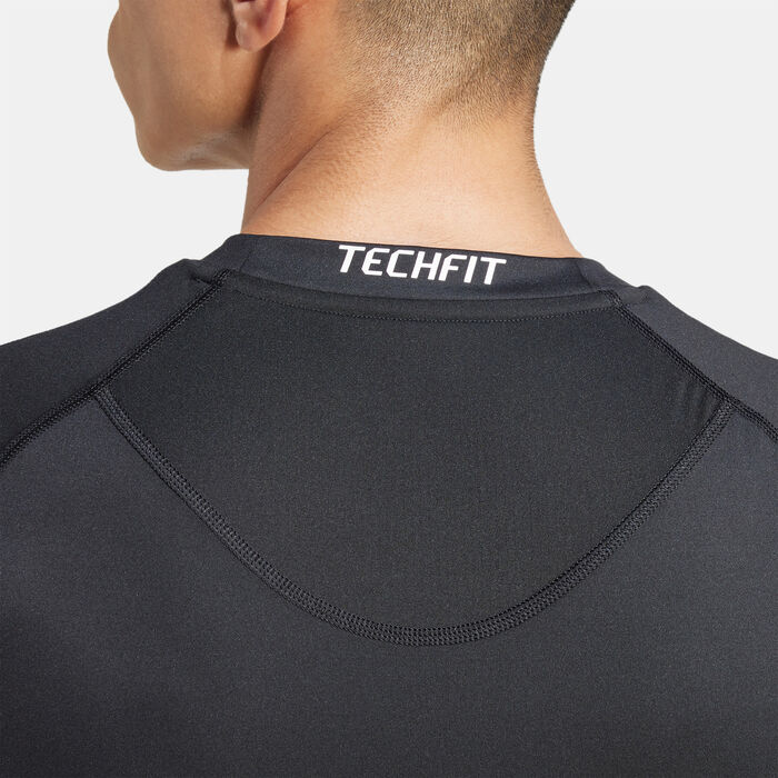 adidas Men's Techfit Training Compression T-Shirt Black adidas Men's Techfit Training Compression T-Shirt Black image number 3