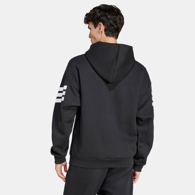 adidas Men's Future Icons 3-Stripes Hoodie Black