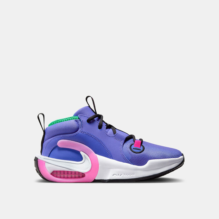 Nike Kids' Air Zoom Crossover 2 Basketball Shoes Purple image number 0